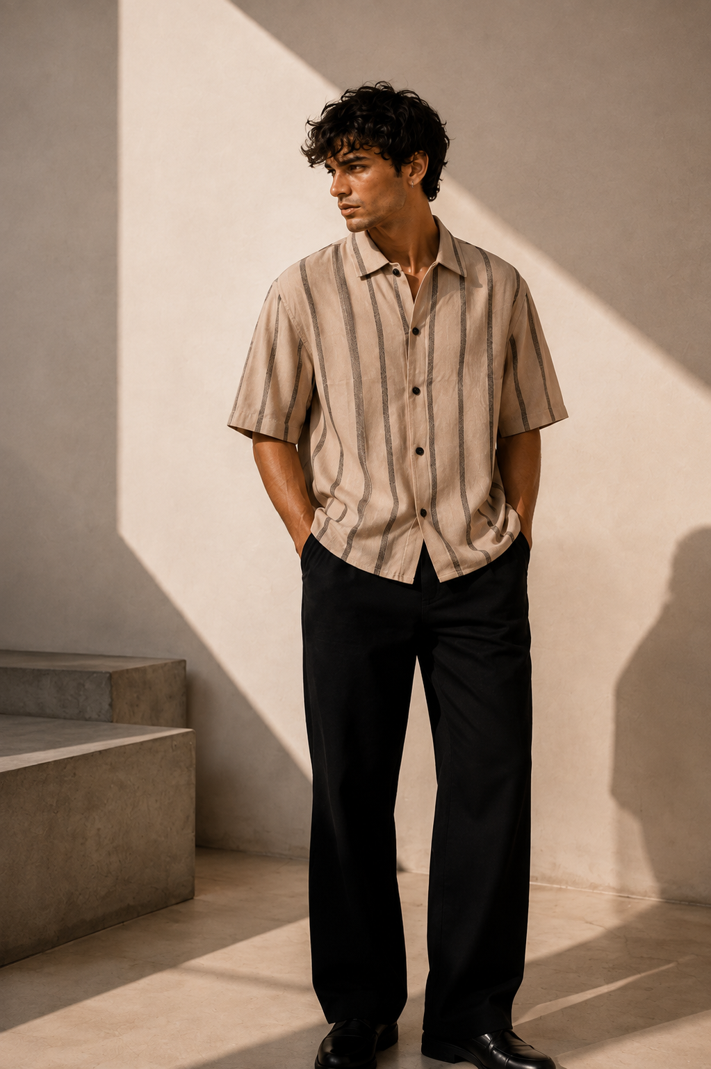Jute: Ochre Oversized Shirt