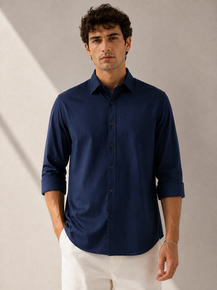 Elegant Navy Shirt
