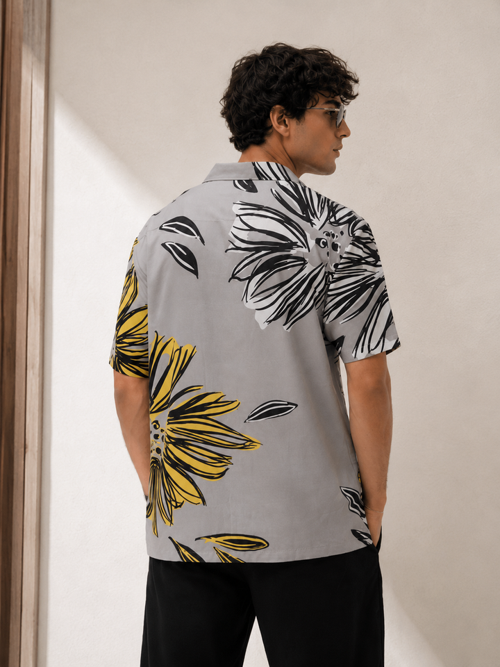 Dusky Flower Cuban Shirt