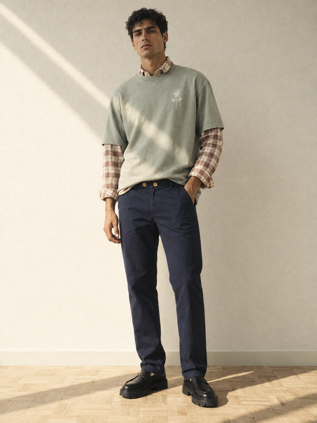Casual Fit : Turquoise Pants