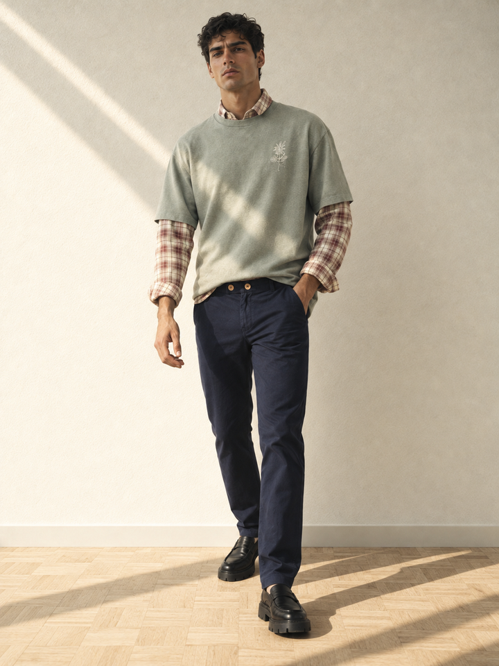 Casual Fit : Turquoise Pants