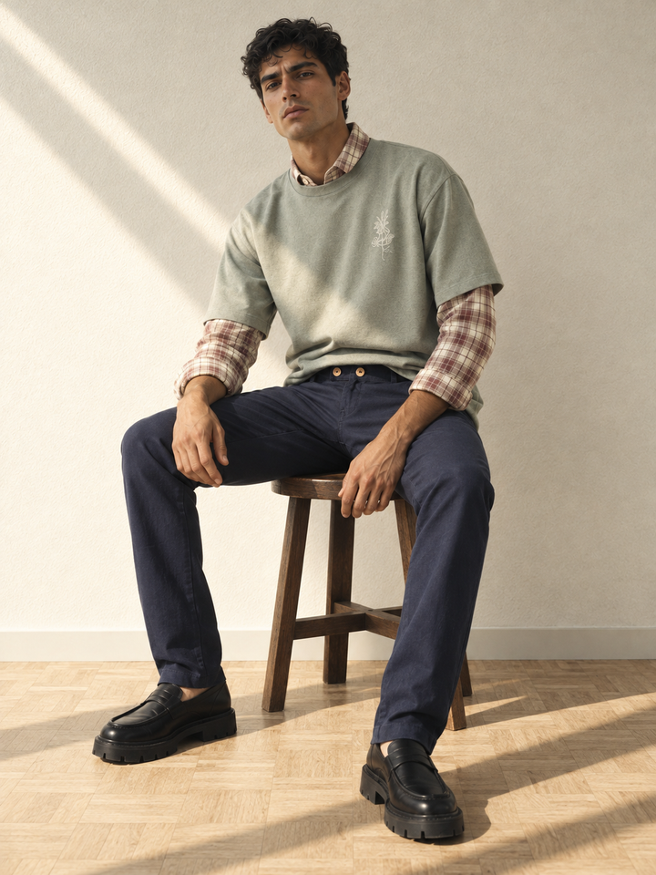 Casual Fit : Turquoise Pants