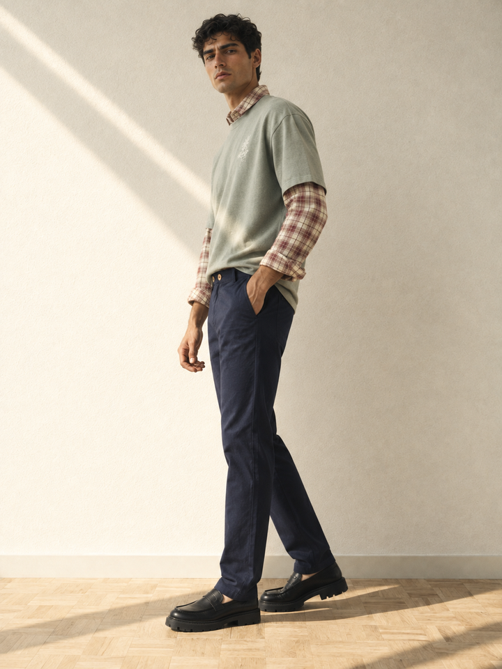 Casual Fit : Turquoise Pants