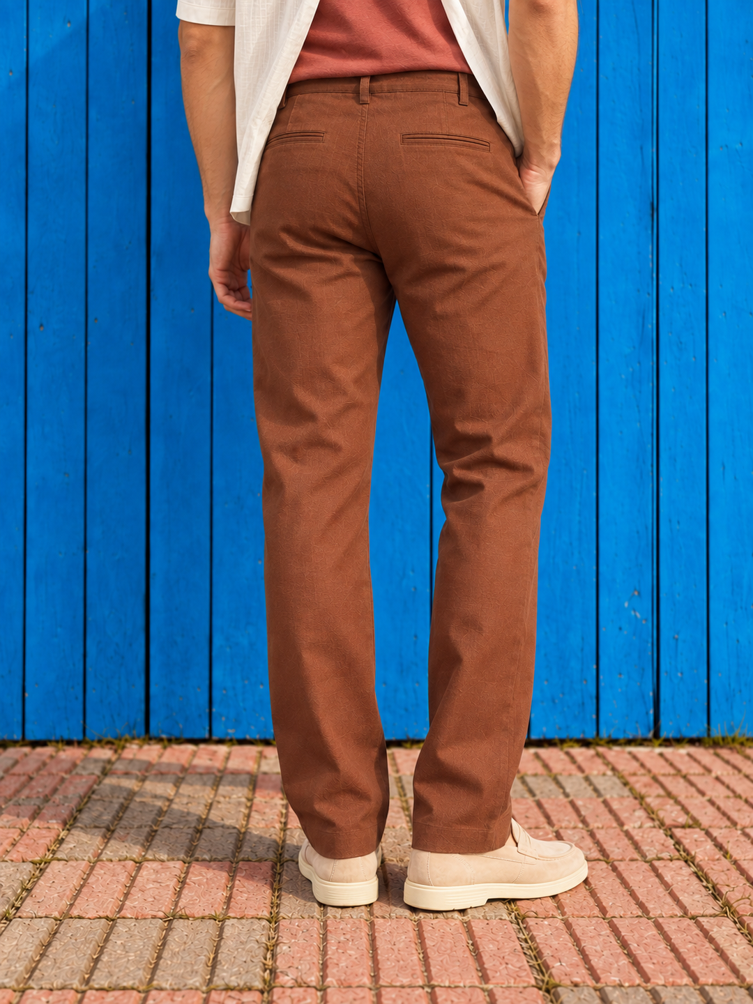 Casual Fit: Chocolate Brown Linen Pants