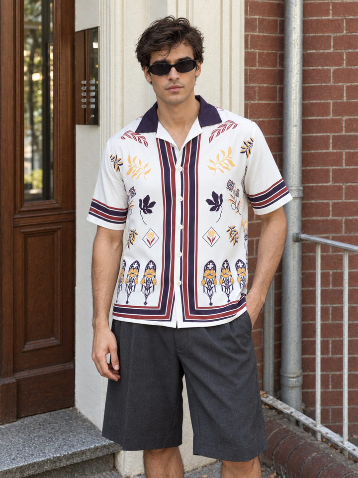 Cuban Shirt : Bliss Printed