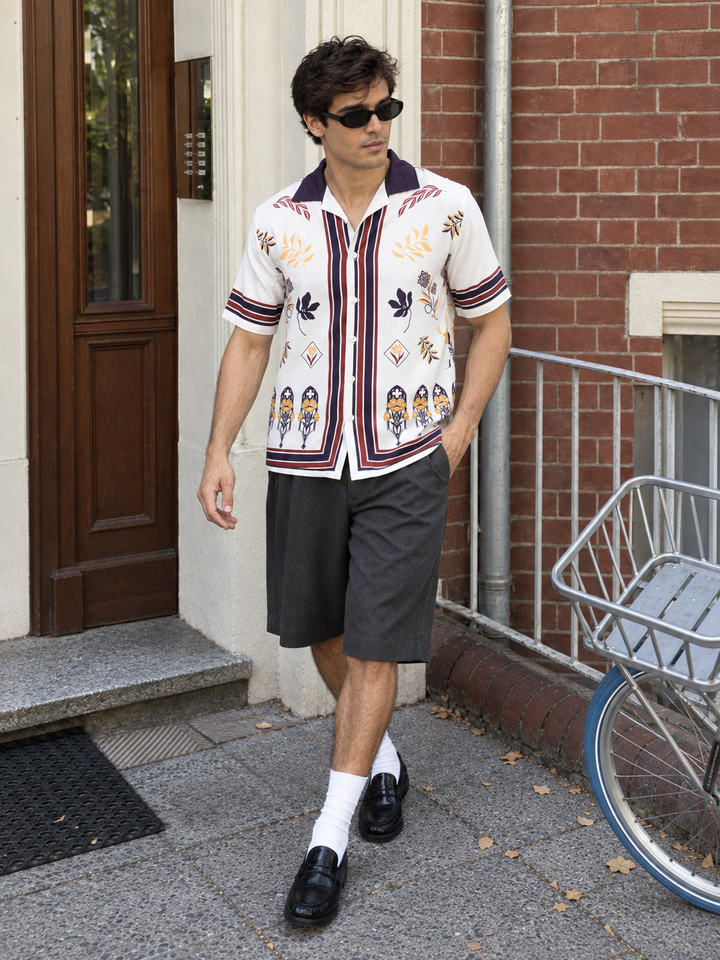 Cuban Shirt : Bliss Printed