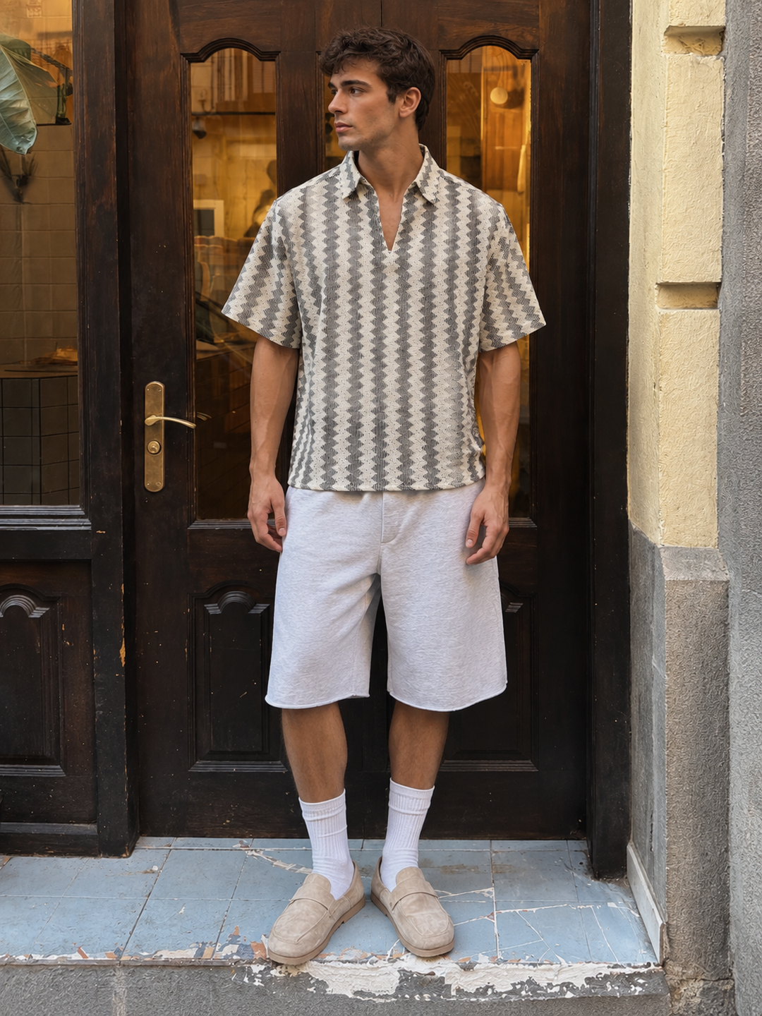 Short Sleeve: Modern Crochet Shirt