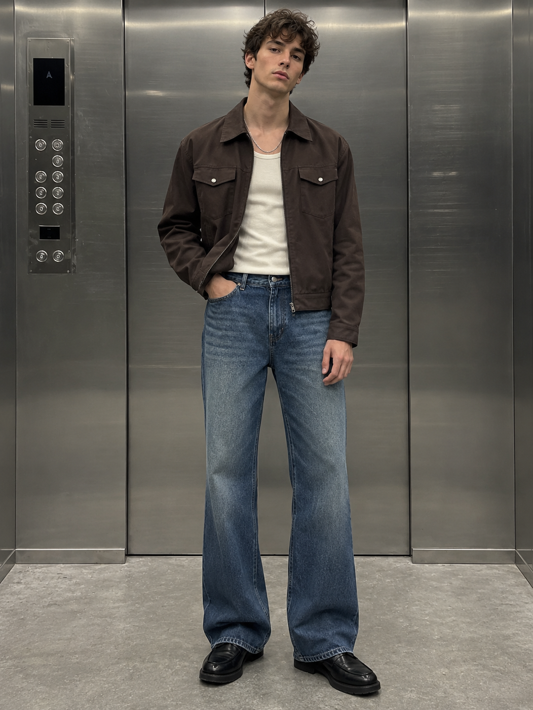 Denims : Bootcut Pop wash Jeans