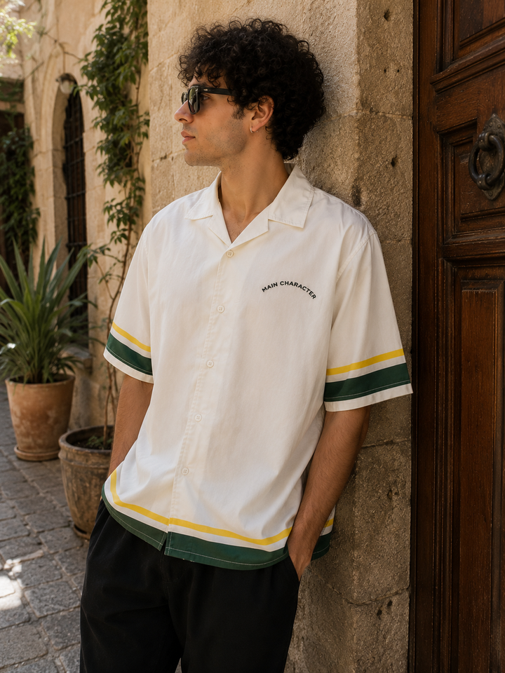 Main Character : Oversized Printed Shirt