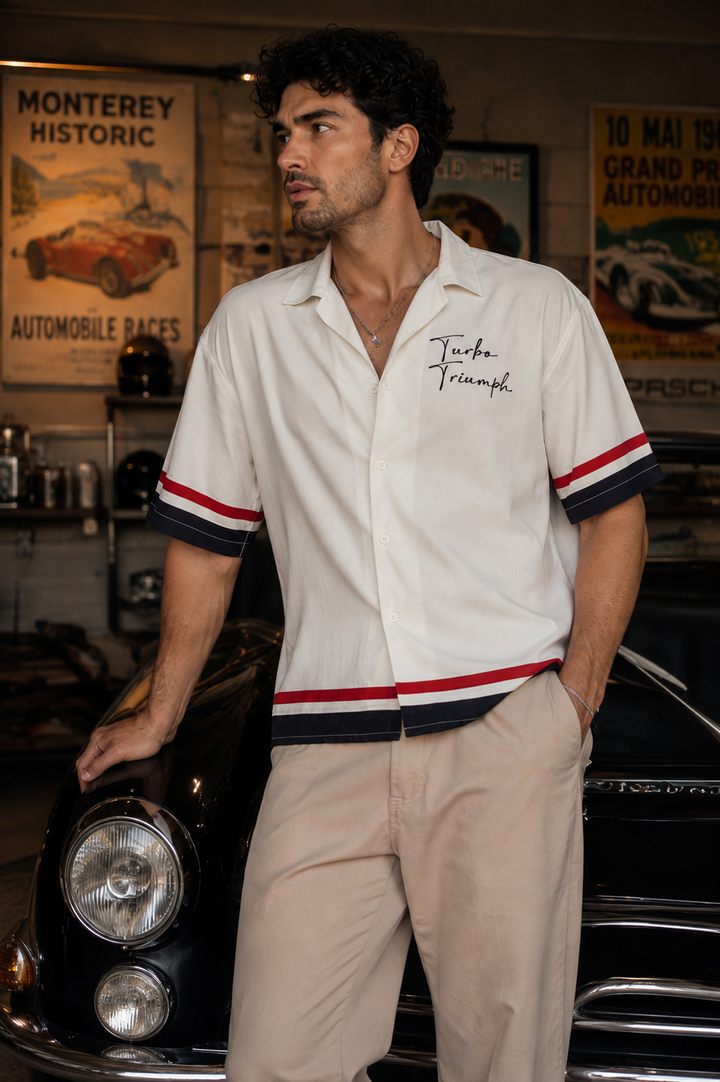 Turbo Triumph: Oversized Shirt