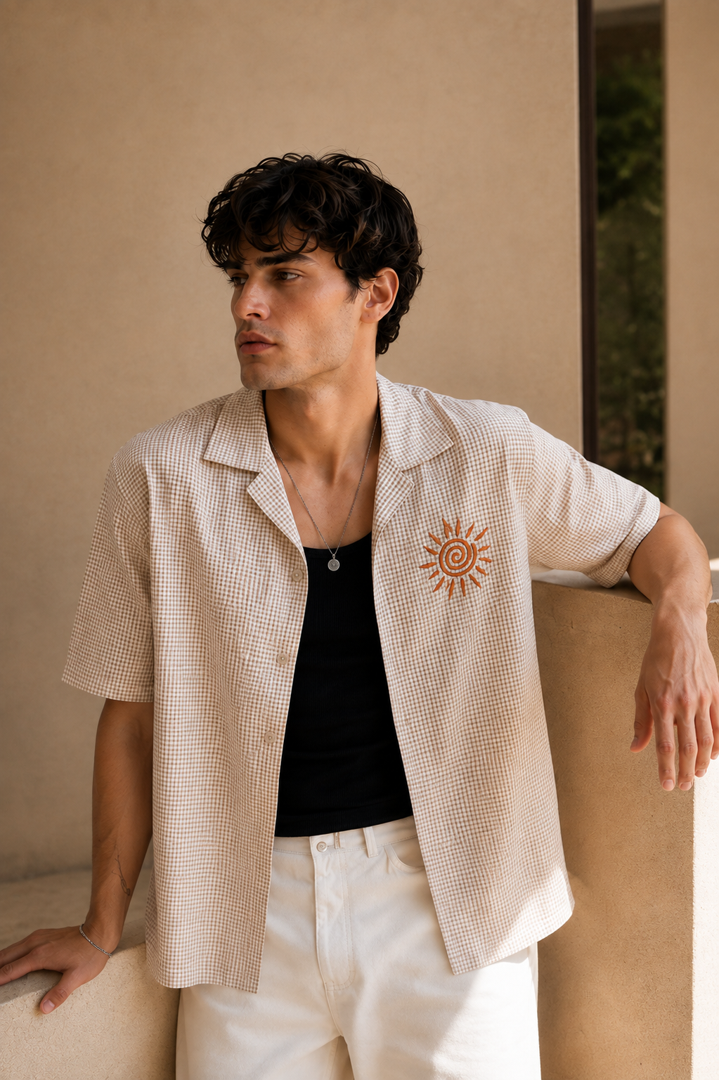 Plaid: Daylight Embroidery shirt
