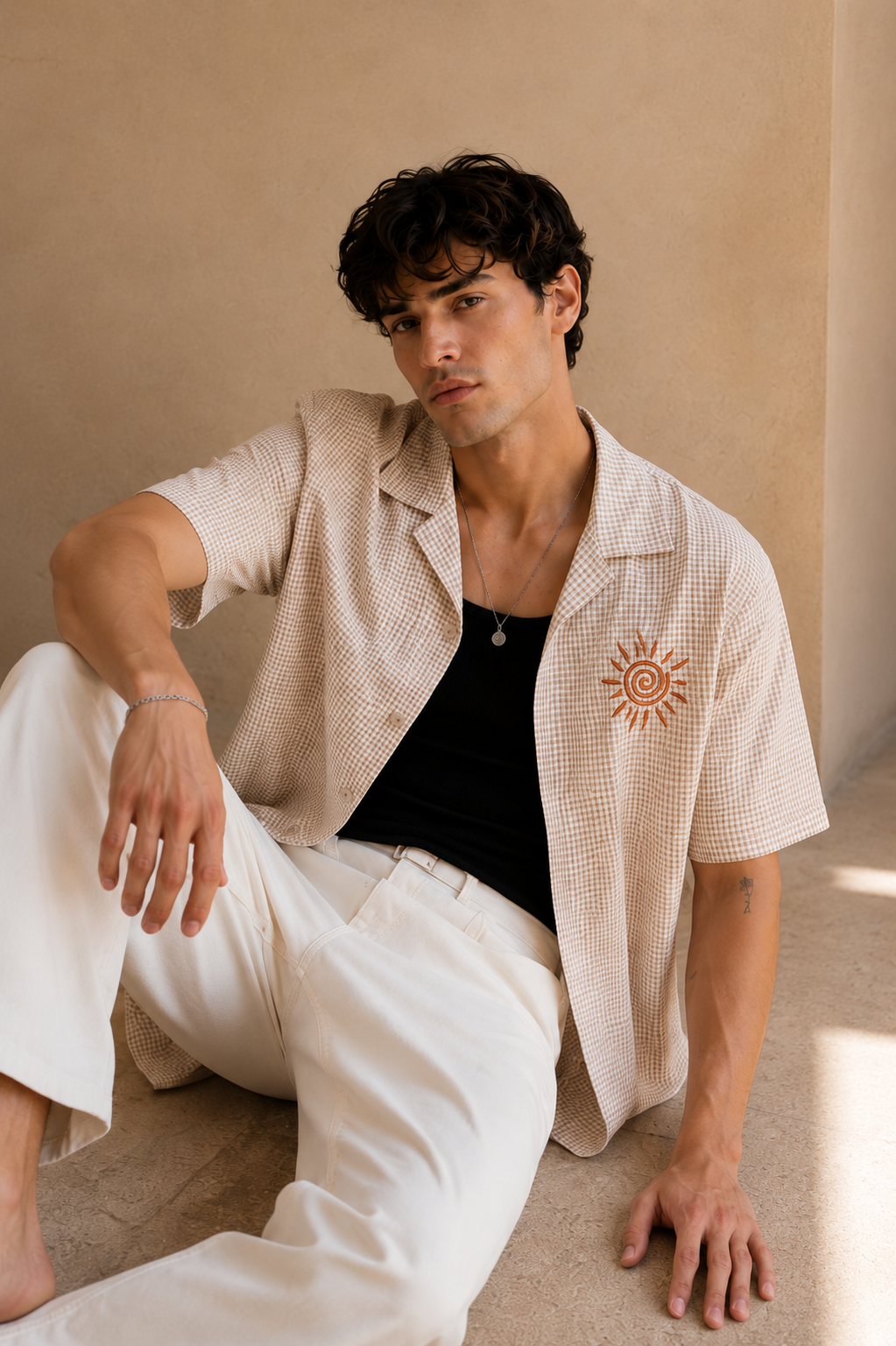 Plaid: Daylight Embroidery shirt
