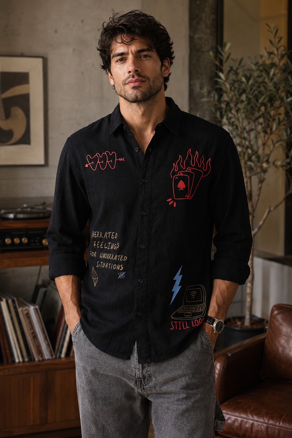 Denims: Scribble Shirt