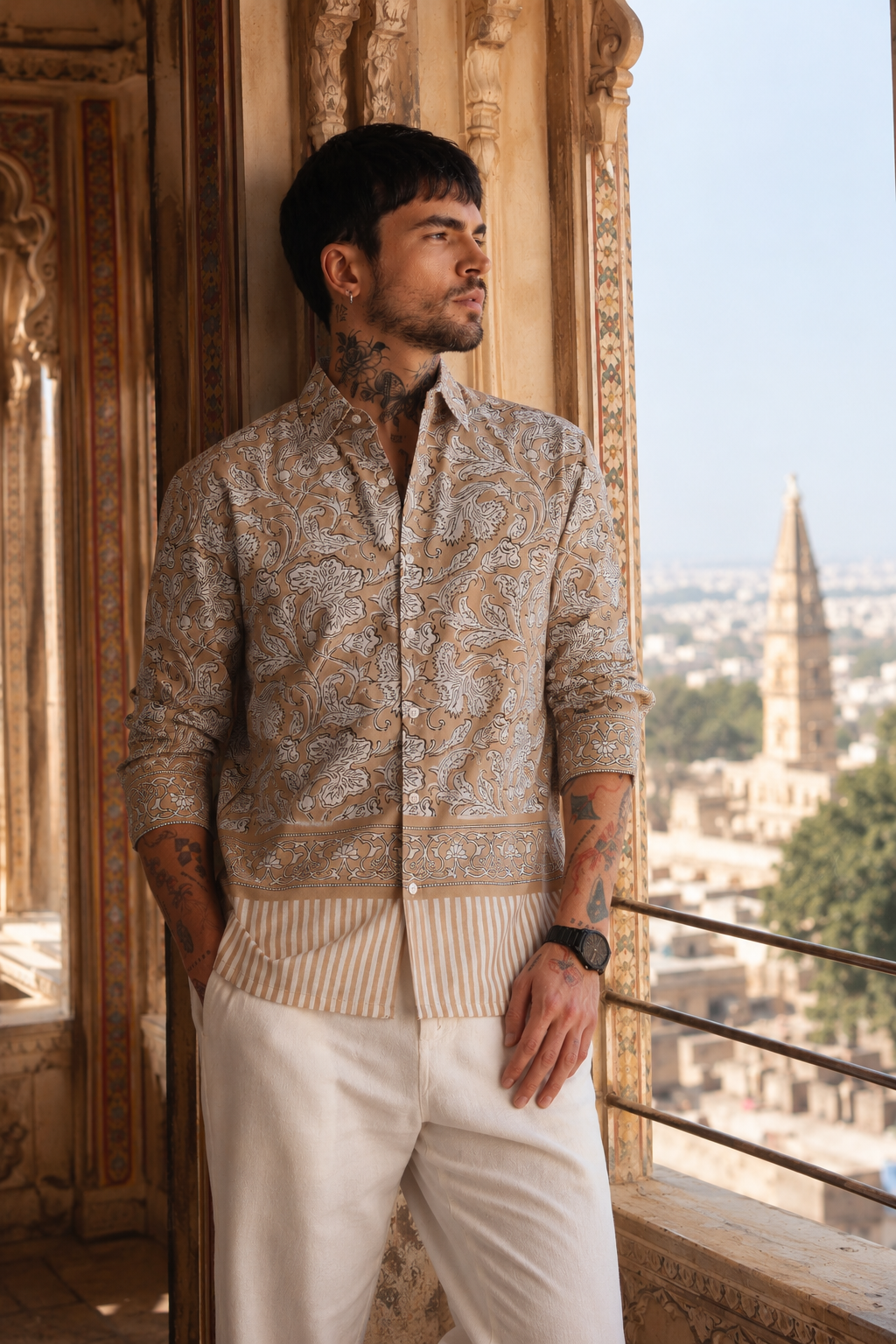 Folk: Printed Shirt