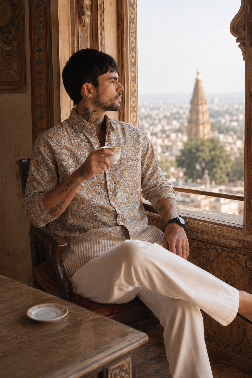 Folk: Printed Shirt