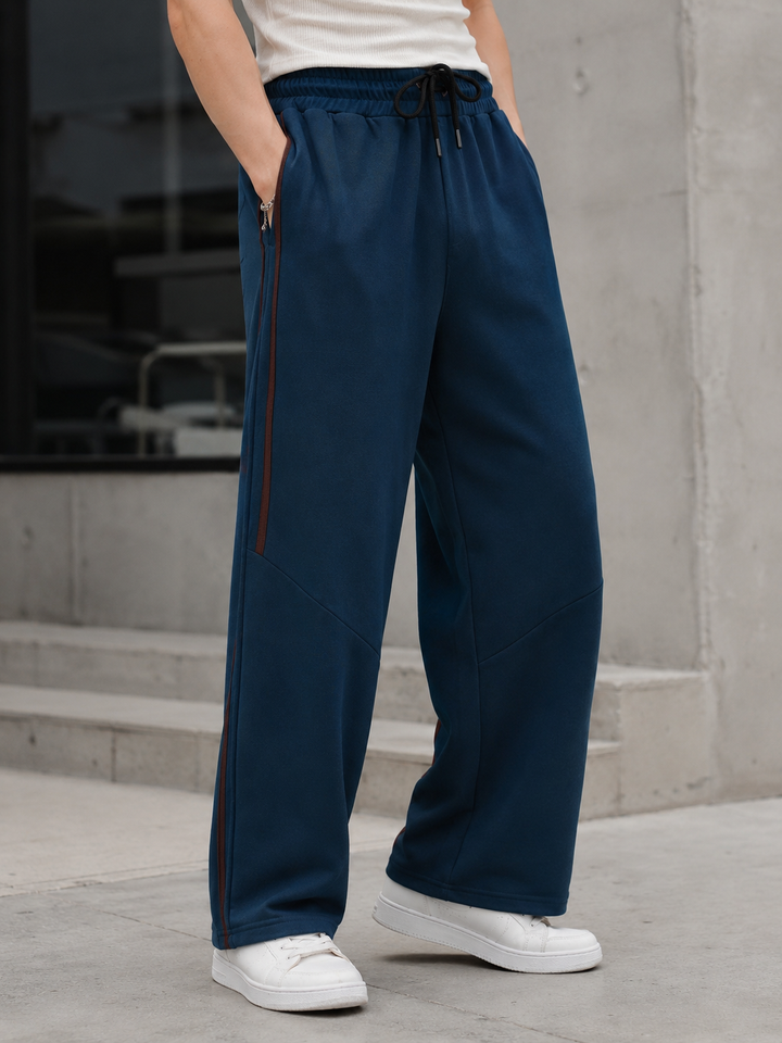 Brown Stripes: Korean Fit Joggers