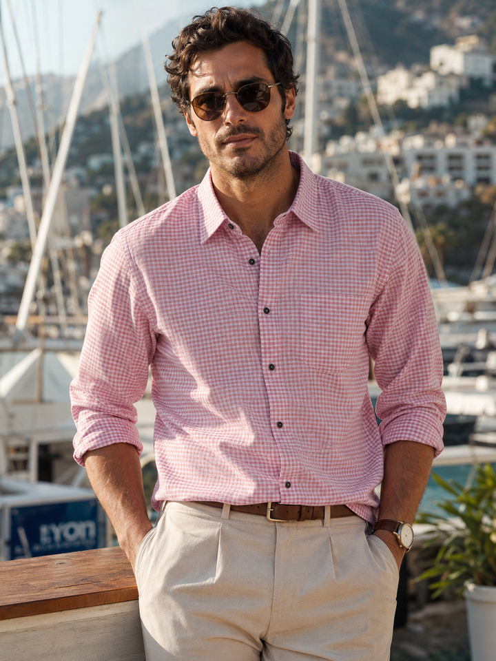 Pink Checks Shirt
