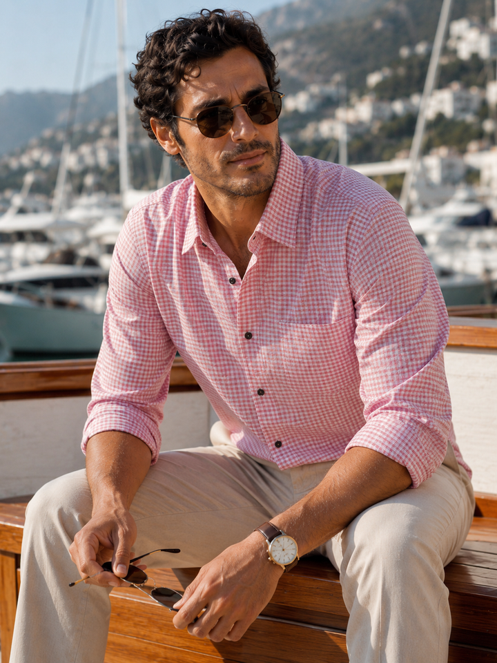 Pink Checks Shirt