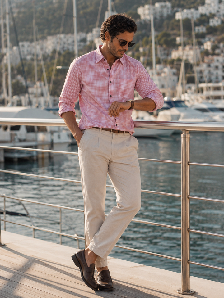 Pink Checks Shirt