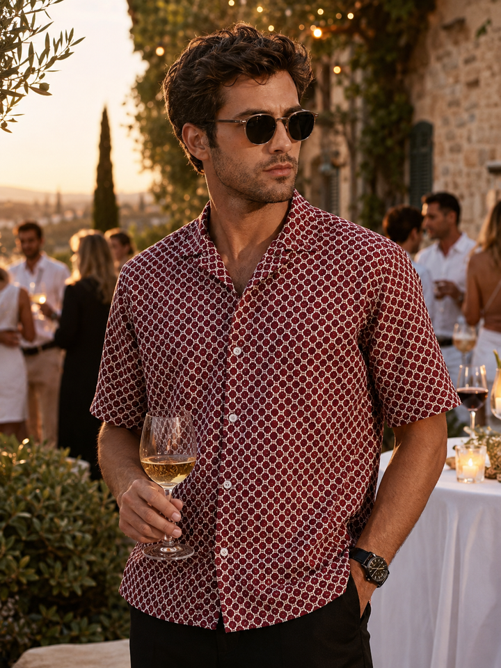 Crown Jewel Crochet Shirt
