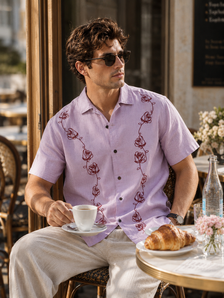 Rose Cuban shirt