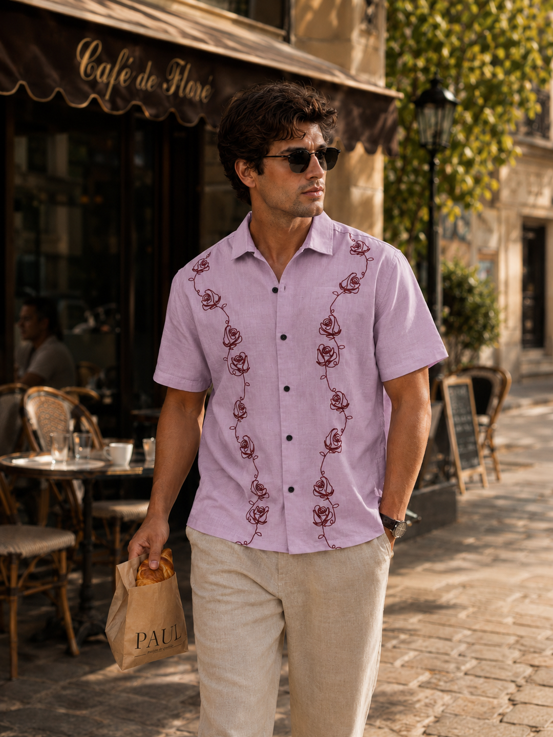 Rose Cuban shirt