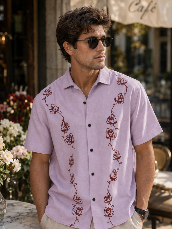 Rose Cuban shirt