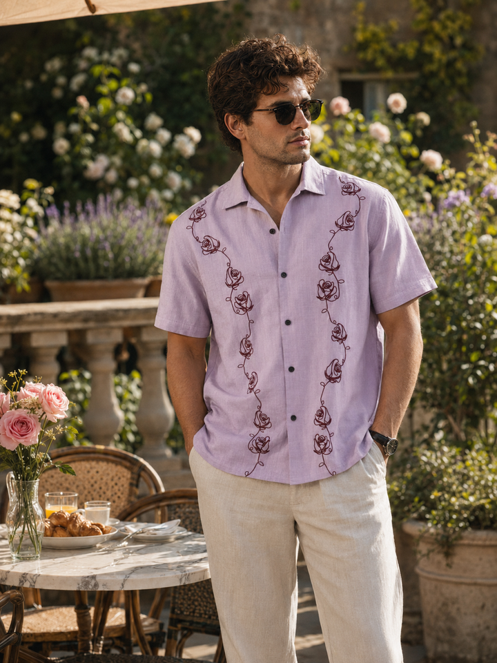 Rose Cuban shirt