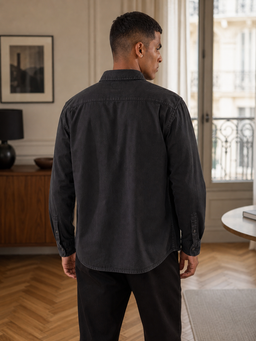 Jade: Charcoal Black Shirt