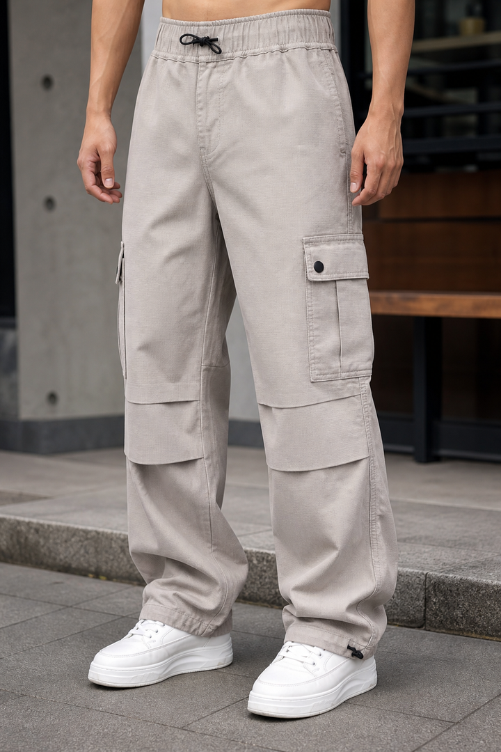 Parachute: Cream Twill Cargo Pants