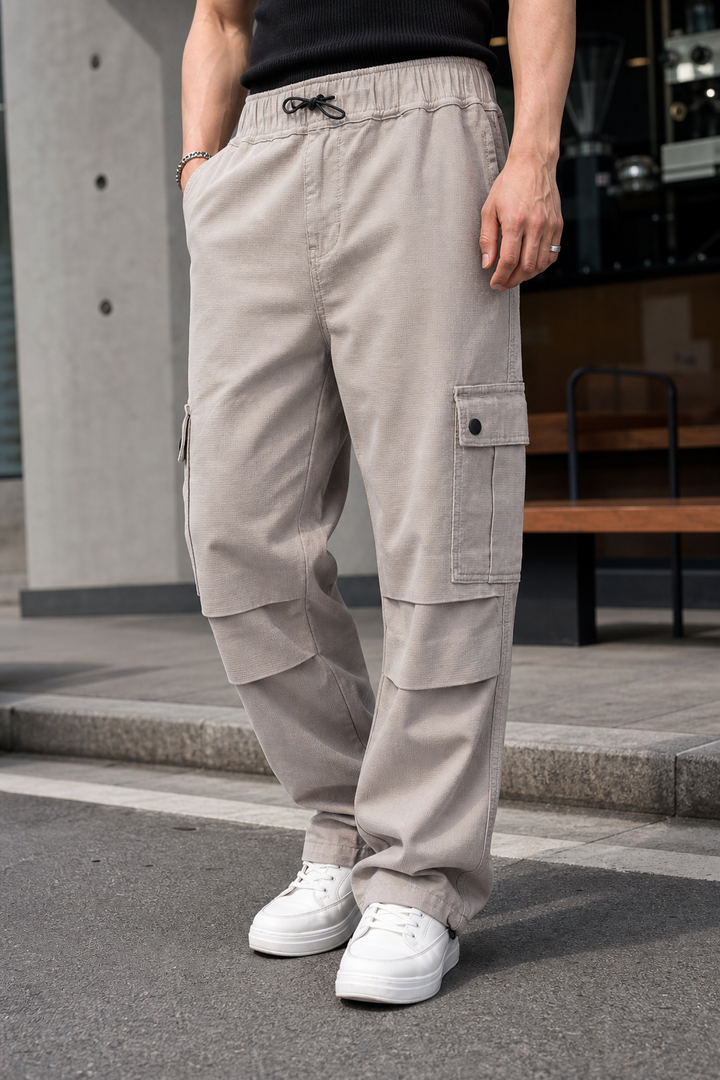 Parachute: Cream Twill Cargo Pants