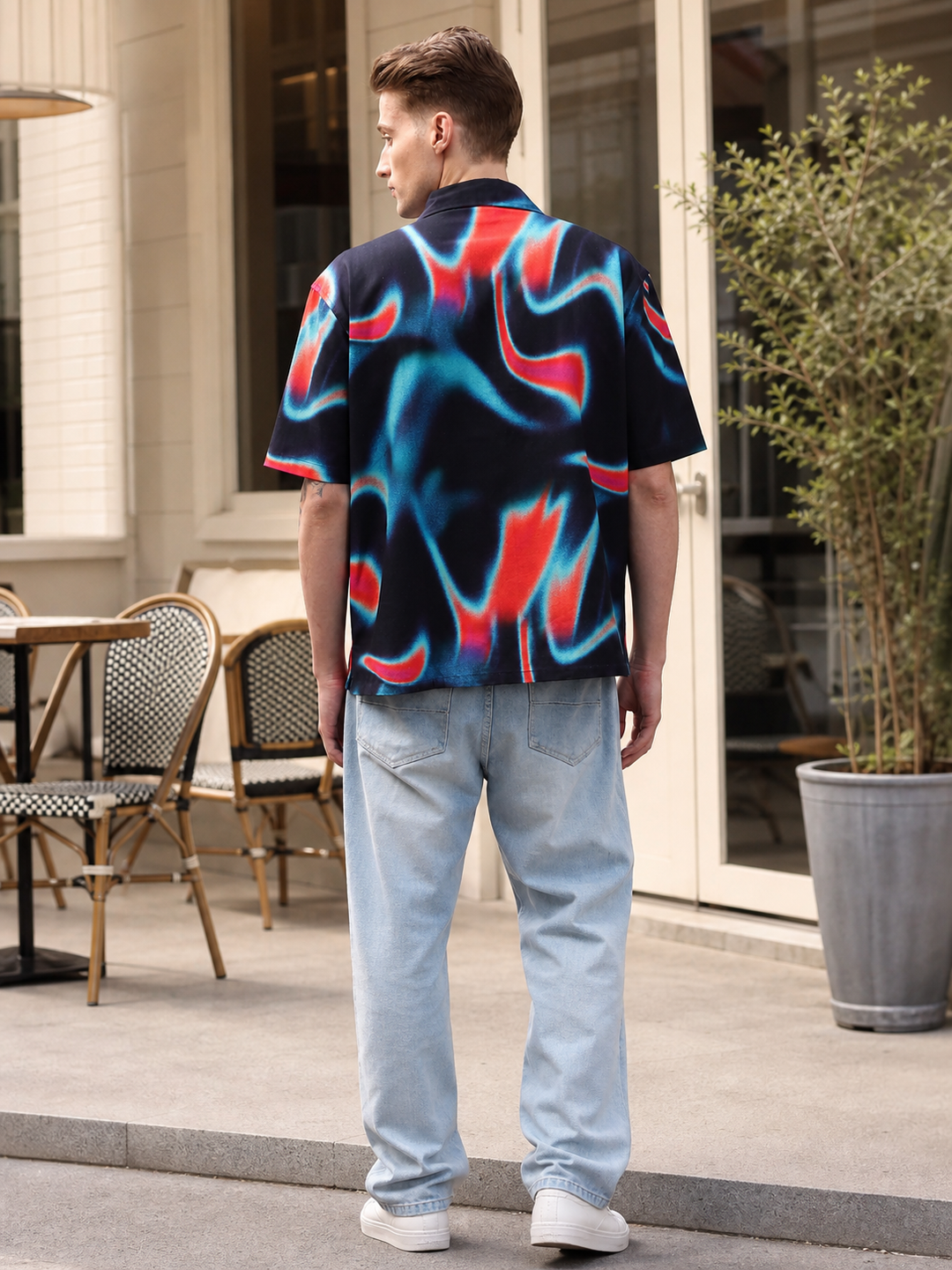 Nebula Oversized Cuban Shirt