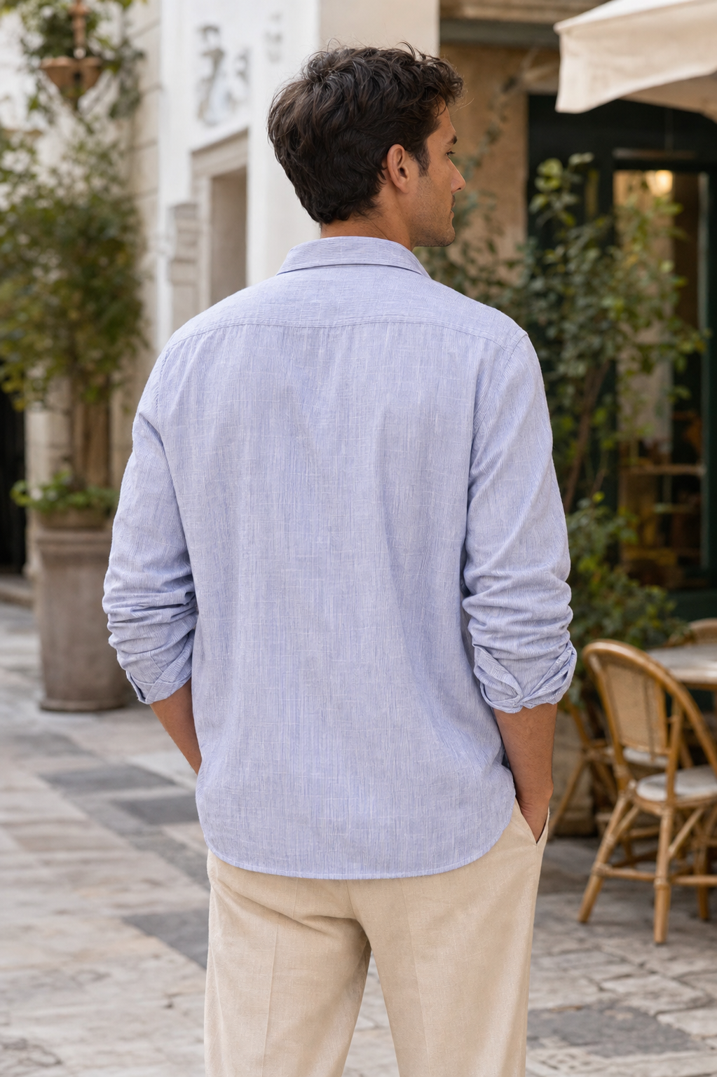 Thrive: Blue Stripes Shirt