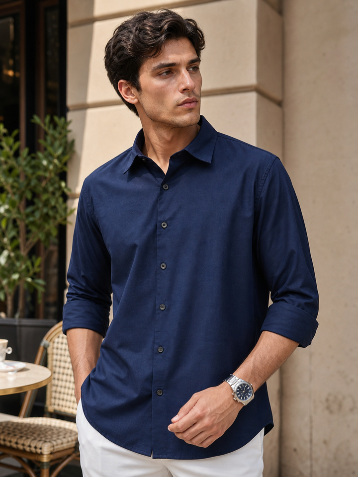 Elegant Navy Shirt