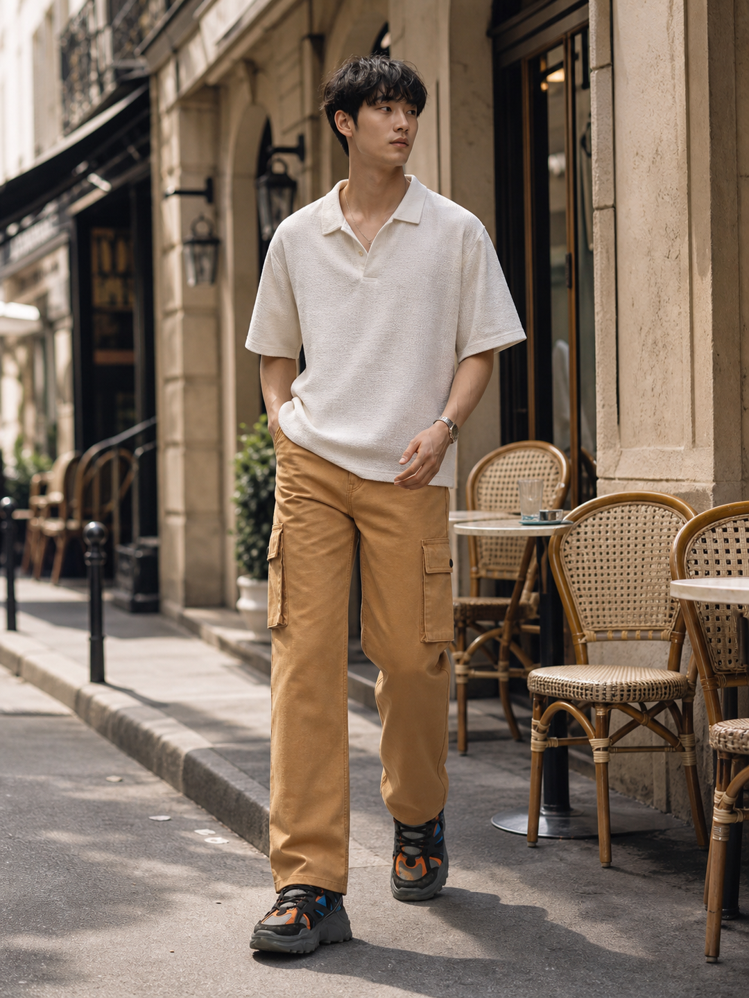 Originals: Beige Cargo Pants