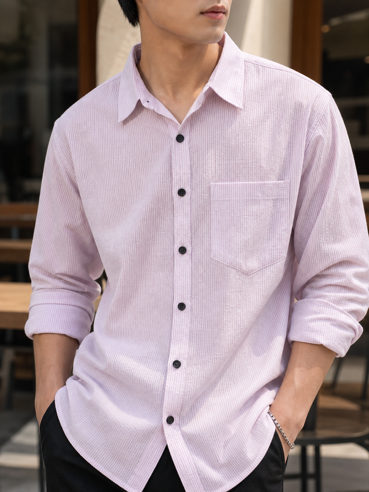 Streaks: Purple Shirt