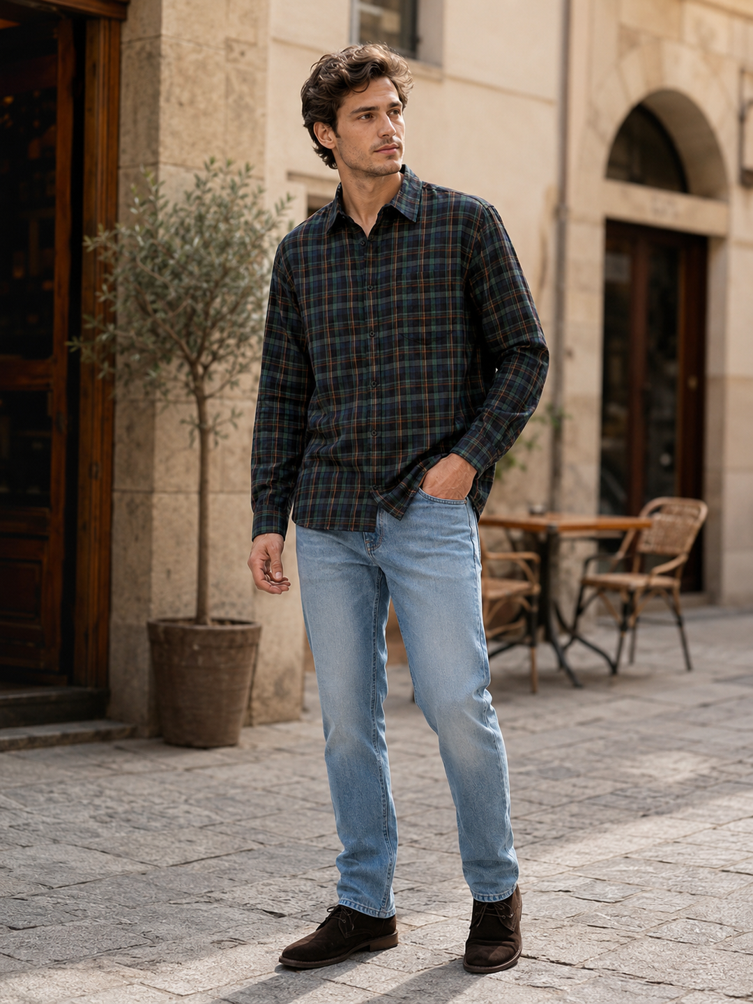 Plaid: Green Shirt