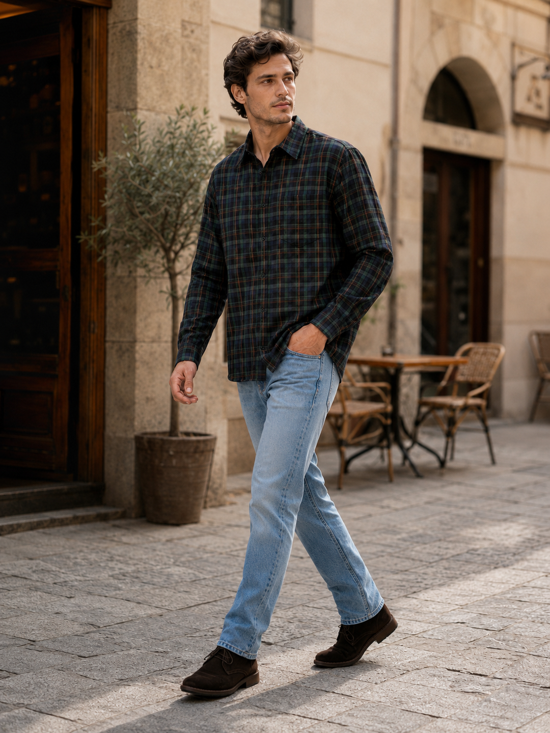 Plaid: Green Shirt