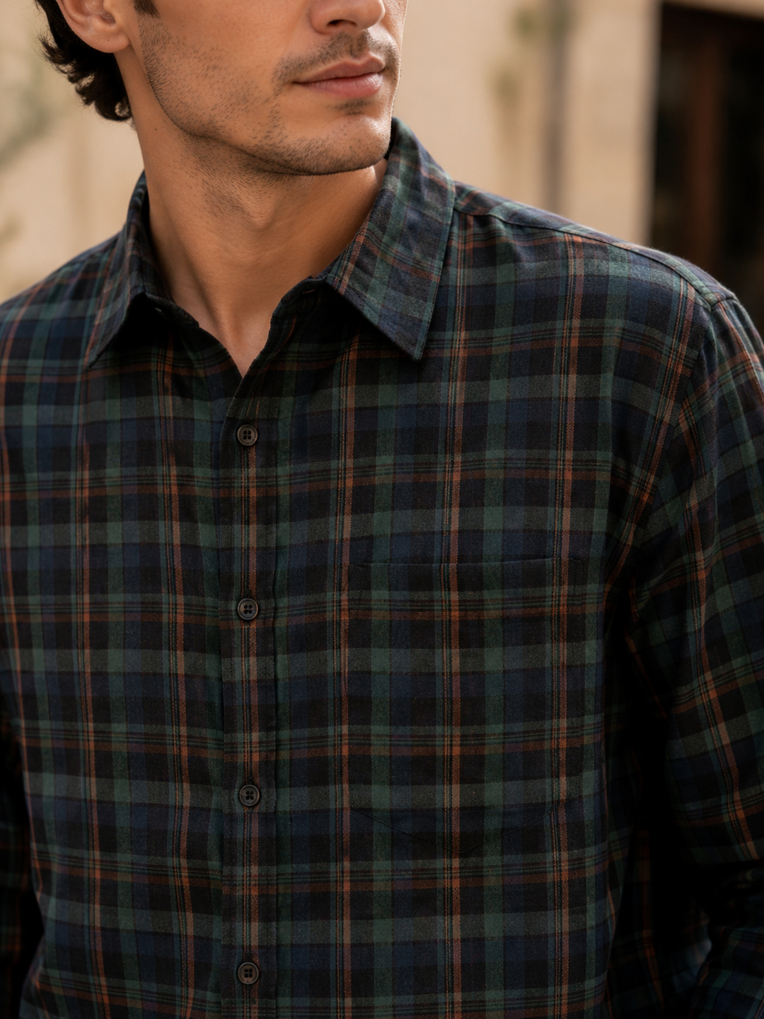 Plaid: Green Shirt