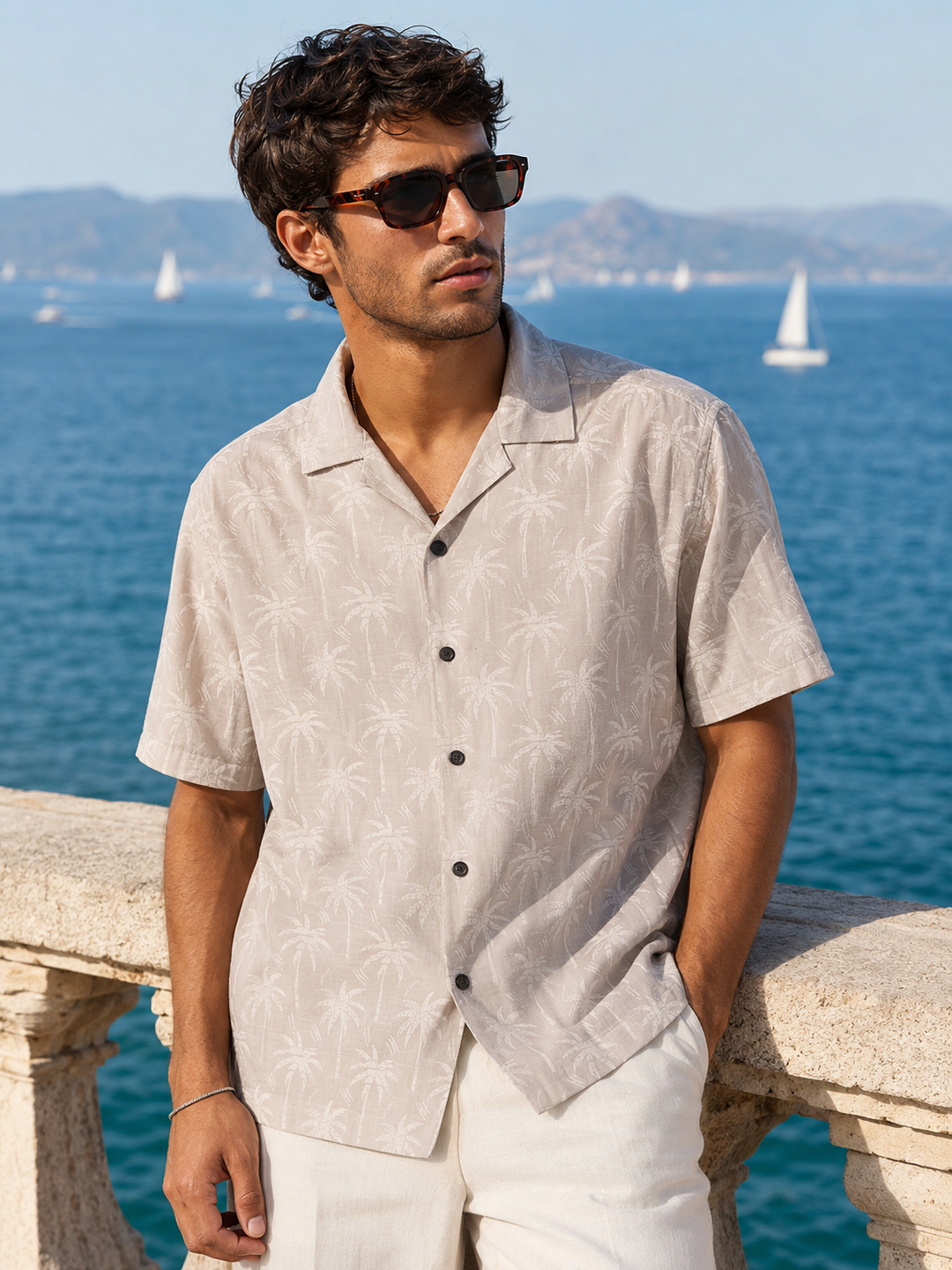 Ocean: Coconut Cuban Shirt