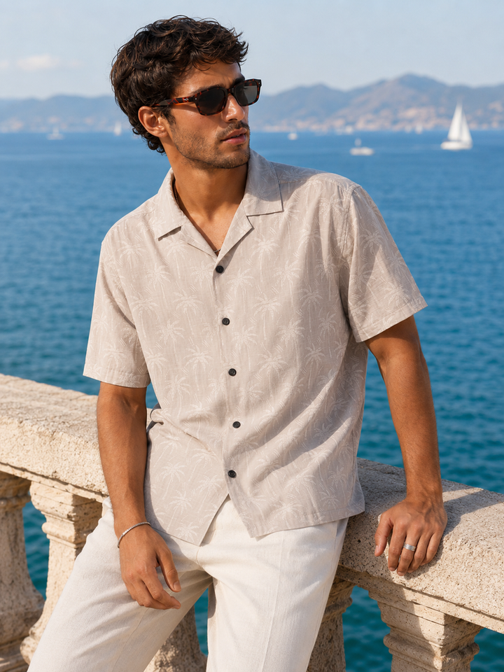 Ocean: Coconut Cuban Shirt