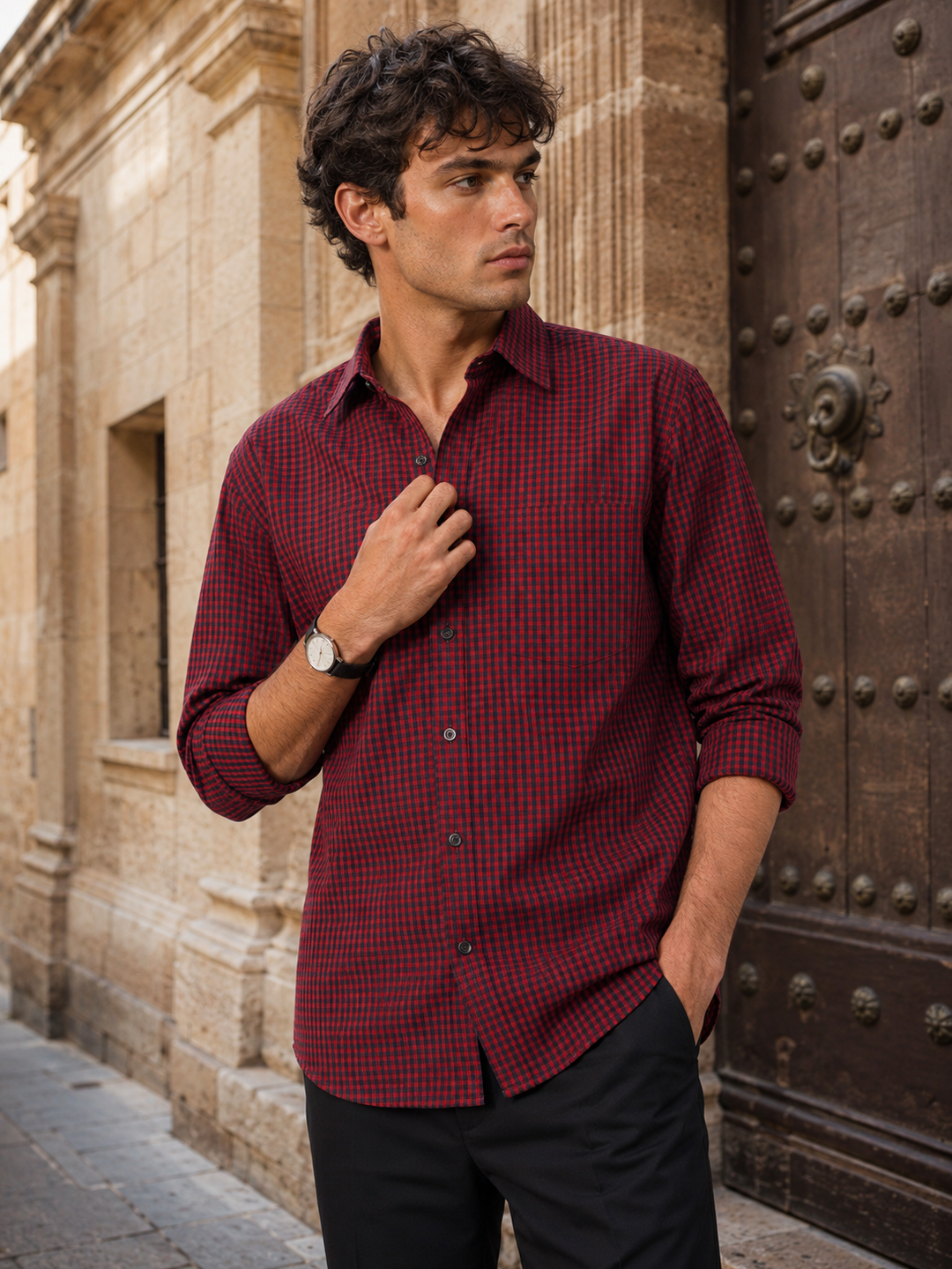 Red Checks Shirt