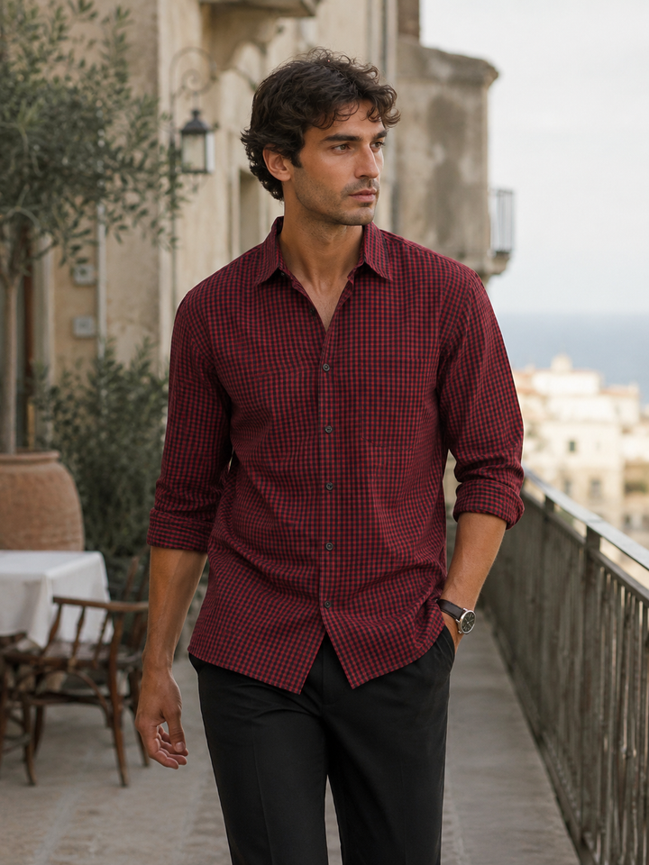 Red Checks Shirt