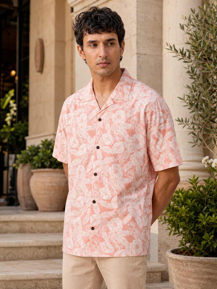 Ocean: Pineapple Cuban Shirt