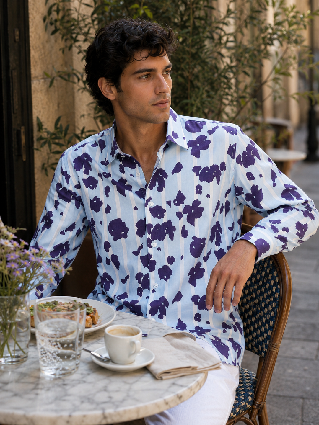 Violet Stripes Shirt