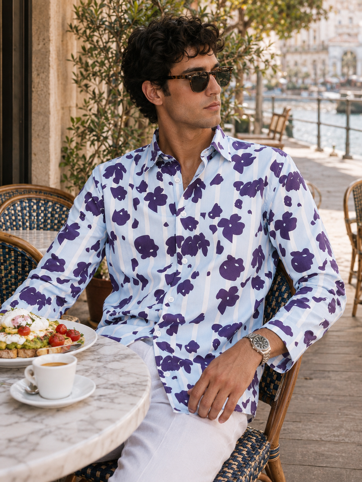 Violet Stripes Shirt