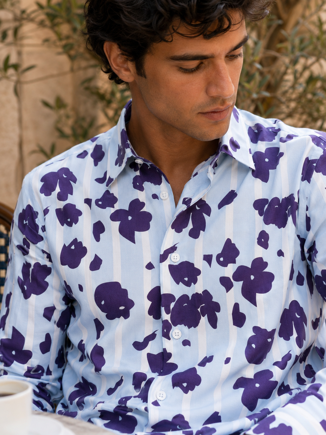 Violet Stripes Shirt