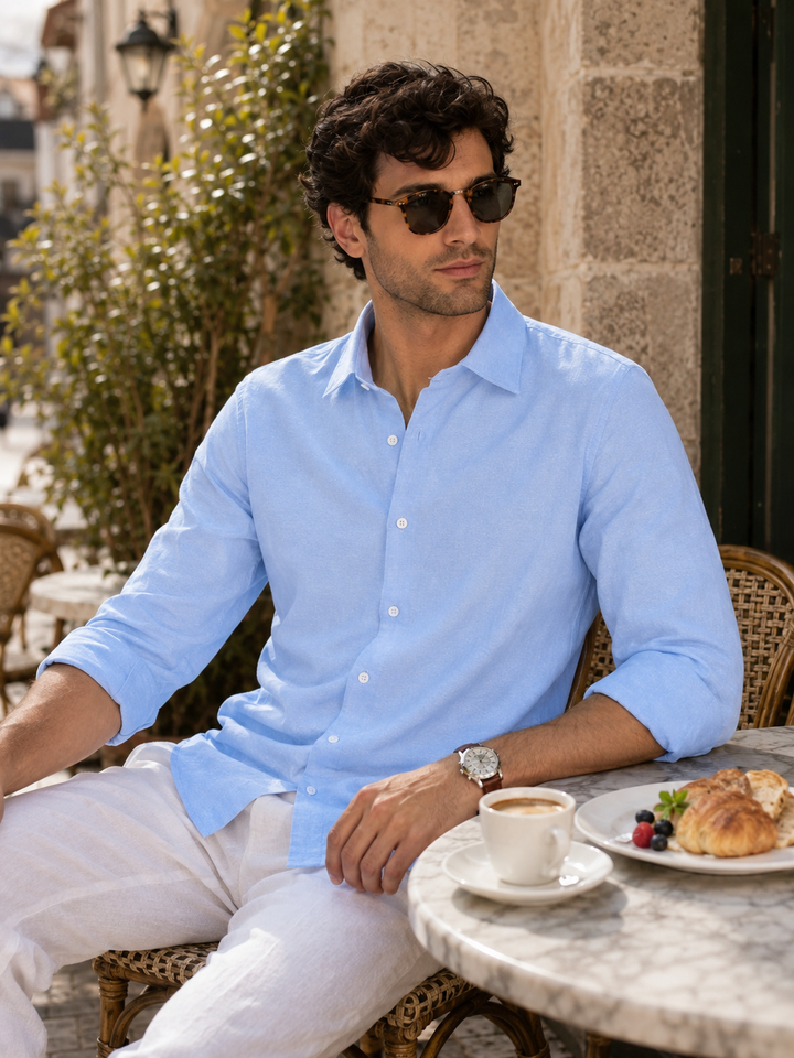 Elegant Light Blue Shirt