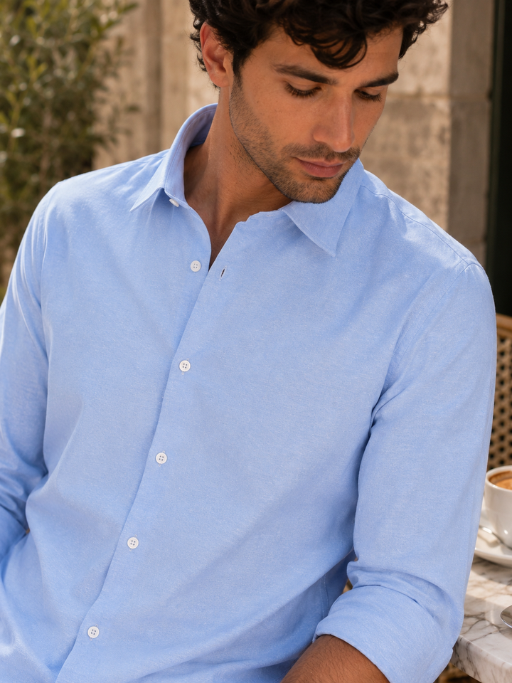 Elegant Light Blue Shirt