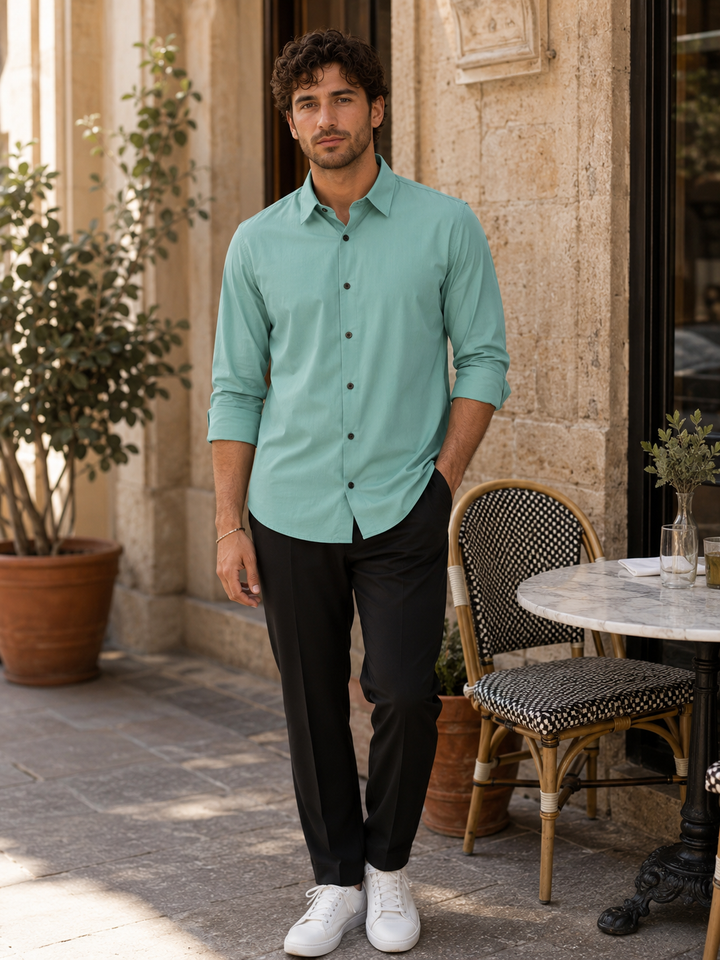 Elegant Green Shirt